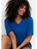 sheego T-Shirt in kobaltblau