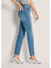 MADELEINE Lange Slim Fit Stretch-Jeans in bleached / denim