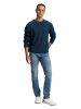 Tom Tailor Pullover STRUCTURED CREWNECK KNIT in Blau