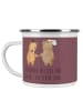 Mr. & Mrs. Panda Camping Emaille Tasse Kirchliche Trauung Liebe ... in Kaffa Coffee