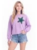 IZIA Women Sweatshirt in Lavender
