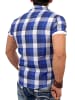 RESLAD Hemd Oceanside Karo in blau