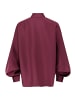 Vera Mont Satin-Bluse mit Kragen in Deep Dahlia
