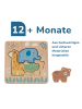 BusyKids Holzpuzzle "Tiere" in Mehrfarbig 17 x 17 x 1.4 cm - ab 1 Jahr