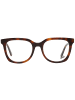 Web Unisex Optische Fassungen Trapez Braun