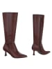 Ital-Design High Heel in Weinrot