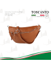 Toscanto Leder Gürteltasche Toscanto Tasche braun, tan ca. 37cm