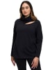 Ulla Popken Shirt in schwarz