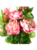 Beliani Künstlicher Blumenstrauß COLARES in Rosa/Grün - (W) 40 x (H) 62 x (L) 40 cm