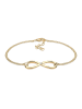 Elli DIAMONDS  Armband 925 Sterling Silber Infinity in Gold