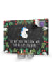 Mr. & Mrs. Panda Duftkerzen Adventskalender Einhorn Mann mit Spruch in Kreidetafel