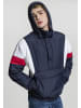 Urban Classics Winterjacken in navy/white/fire red