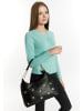 myMo Damen Schultertasche in Schwarz