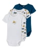 name it Jungen Baby Body Set kurzarm Submarine in Blau