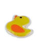 relaxdays 4 x Kühlpads Kinder "Ente" in Gelb