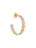 usha WHITE LABEL Women Hoop Earrings in Rose Gold Silver