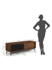 Feldmann-Wohnen Lowboard Modern Loft Eiche Tabak 200 / 50 / 52cm