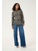 Kaffe Bluse langarm KAamber Regular fit in Black/ElefantS. GraphicFlower