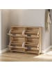 SoBuy Schuhschrank in Hell-Eiche - (W) 24 x (H) 83 x (L) 100 cm