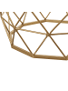 Beliani Beistelltisch HALSEY in Gold - (W) 43 x (H) 52 x (L) 43 cm
