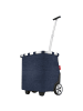 Reisenthel carrycruiser - Einkaufstrolley 47.5 cm (leo vanilla) in twist navy
