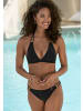 JETTE Triangel-Bikini in schwarz