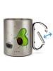 Mr. & Mrs. Panda Thermobecher Avocado Tanzen ohne Spruch in Silber