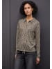 Street One Bluse in beige schwarz