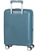 American Tourister Handgepäck SoundBox Spinner 55 EXP in Stone Blue