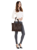 Bodenschatz Shopper echt Leder in braun