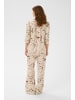 Soaked in Luxury Kurzarmhemd SLClero Gerade Passform in Oatmeal Leave Print