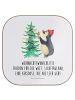 Mr. & Mrs. Panda Tischuntersetzer Pinguin Weihnachtsbaum mit Spruch in Weiß