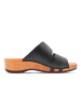 Woody Sandale in schwarz