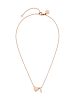PURELEI Kette Letter Heart T Rosegold