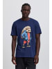 BLEND T-Shirt BHTee in Blau