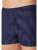 Schiesser Retro Short / Pant 95/5 Essentials in Schwarz / blau