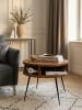 KADIMA DESIGN Couchtisch Massivholz / Metall 60x45x60 cm Tisch Wohnzimmer