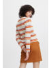 Atelier Rêve Strickpullover IRFILINE LS - 20119143 20119143 Verspielter Pullover mit Ärmeldetails in Beige