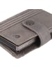Greenburry Vintage Geldbörse RFID Schutz Leder 7.5 cm in grey