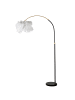 Mauro Ferretti Stehlampe mit weißen Federn 100x150-180 cm