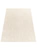 KADIMA DESIGN Teppich Kurzflor waschbar Struktur Wohnzimmer in Creme