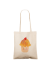 Mr. & Mrs. Panda Tasche Cupcake ohne Spruch in Creme