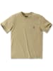 CARHARTT  T-Shirt "K87 Pocket S/S 103296" in Beige