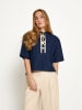 Peppercorn Blouse in Dark Denim