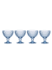Villeroy & Boch 4er Set Sektschalen Boston Coloured 398 ml in Blau