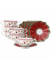 Villeroy & Boch 6er Set Suppentassen mit Untertassen Toy's Delight 250 ml in bunt