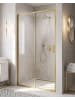Beliani Duschtür YAURI in Gold - (W) 120 x (H) 190 cm