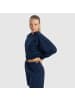 SMILODOX Crop Sweatshirt Triana in Marineblau