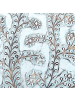 Beliani Beistelltisch BORAI in Blau - (W) 45 x (H) 46 x (L) 45 cm