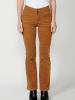 KOROSHI LANGE HOSE JEANS GLOCKE in beige